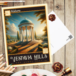 Vestavia Hills, Alabama Vintage Postkarte