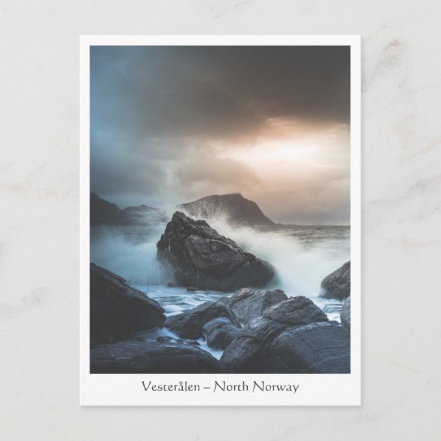 Vesterålen Norwegen Postkarte (Vorderseite)