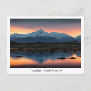 Vesteralen Norwegen Sunrise Postkarte