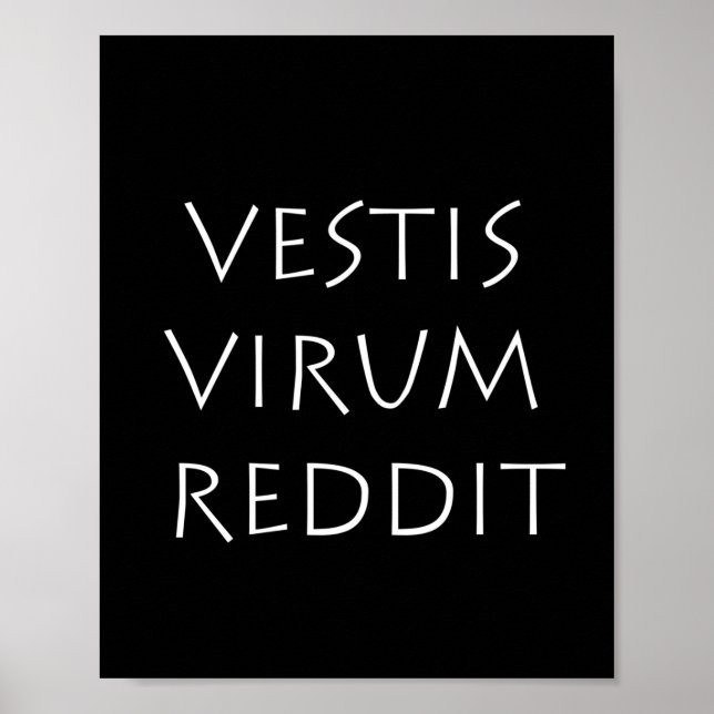 Vestis virum reddit poster (Vorne)