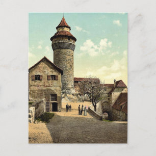 Vestner Tower, Nürnberg, Bayern, Deutschland, selt Postkarte