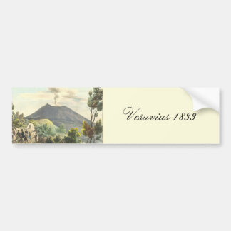 Vesuv Active Volcano 1832 Neapel Italien Autoaufkleber