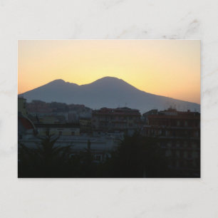 Vesuv bei Sonnenaufgang Postkarte