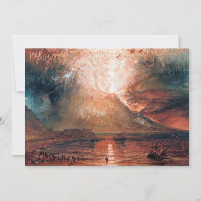 Vesuv in Eruption von J. M. W. Turner (1820) (Vorderseite)