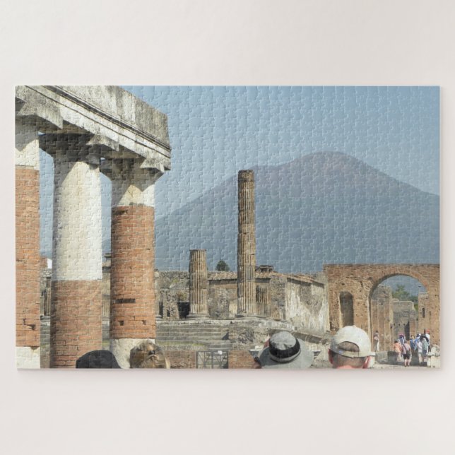 Vesuv-Pompeji Puzzle (Horizontal)