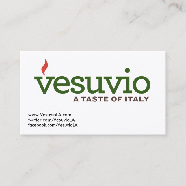 VESUVIO KARTEN (Vorderseite)