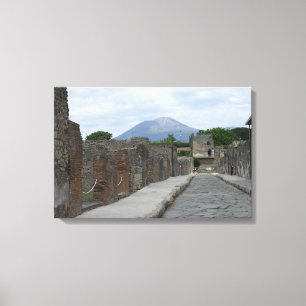 Vesuvius-Pompeii Leinwanddruck