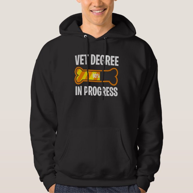 Vet Degree in Progress Future Veterinary Vet Tec Hoodie (Vorderseite)