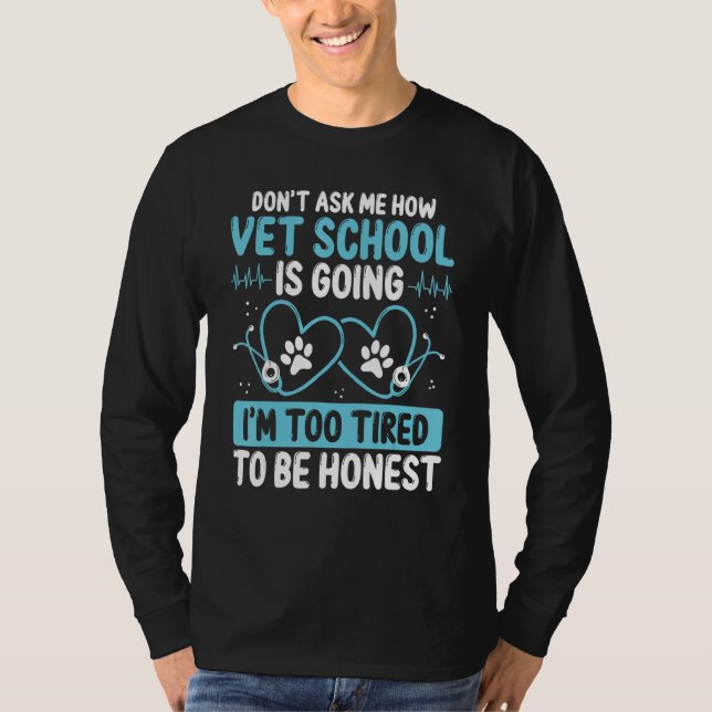 Vet Student Graduation Party Technician Future Vet T-Shirt (Vorderseite)
