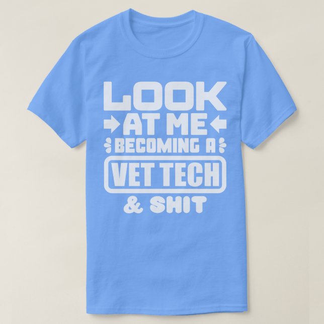 Vet Tech Abschluss T-Shirt (Design vorne)