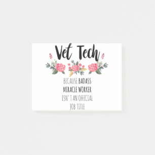Vet Tech Dankbarkeit Dankbarkeit Danke, Geschenk Post-it Klebezettel