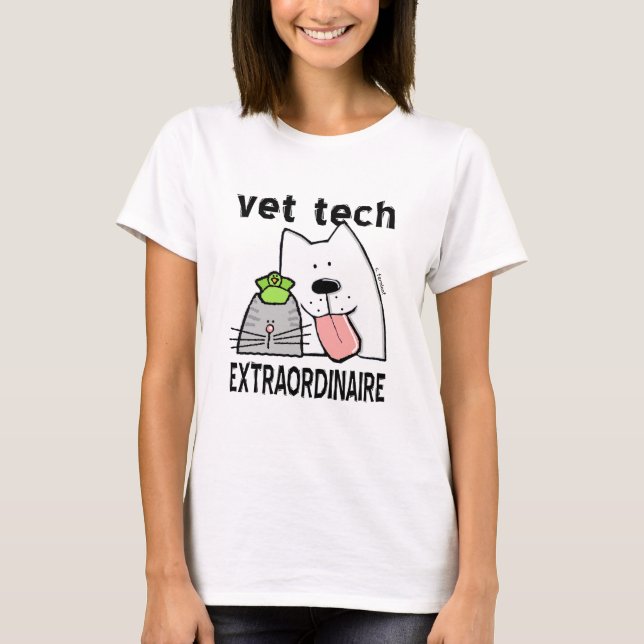 Vet Tech Extraordinator T-Shirt (Vorderseite)