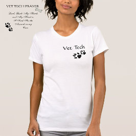 Vet Tech Gebet T-Shirt