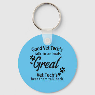 Vet Tech Schlüsselanhänger Geschenk