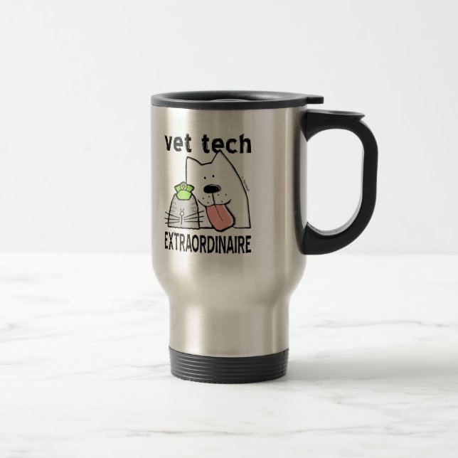 vet+tech vet+tech+geschenke vet+tech+gear Veterinä Reisebecher (Rechts)