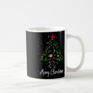 Vet Tech Veterinarian Christmas Tree Merry Christm Kaffeetasse