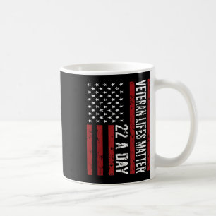Veteran 22 Tag Selbstmord Bewusstsein Ptsd Veteran Kaffeetasse