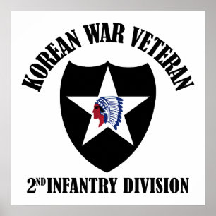 Veteran aus dem Koreakrieg - 2. ID Poster