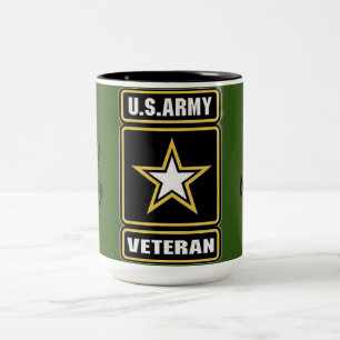 Veteran Cup der US-Armee Zweifarbige Tasse