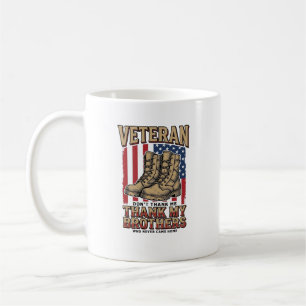 Veteran Danke Meinen Brüdern Vintage Militär-Shirt Kaffeetasse