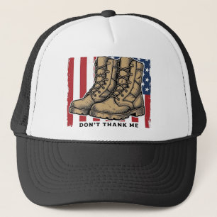 Veteran Danke Meinen Brüdern Vintage Militär-Shirt Truckerkappe