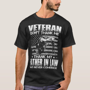 Veteran danke mir nicht meinem VATER im Recht, der T-Shirt