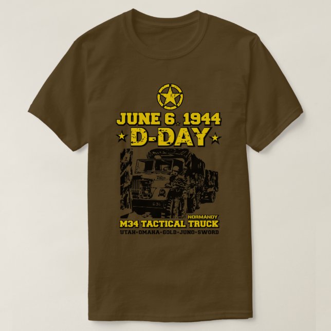 Veteran Day Days M34 Truck T-Shirt (Design vorne)