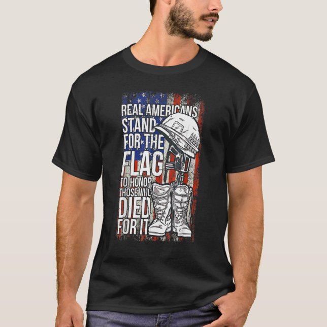 Veteran Day Us Patriot 1 T-Shirt (Vorderseite)
