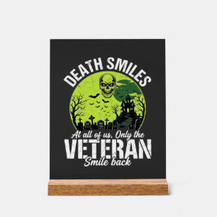 Veteran Death Smiles Halloween Design_1 Acrylschild
