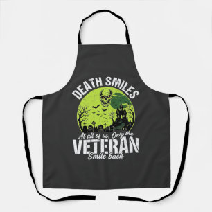 Veteran Death Smiles Halloween Design_1 Schürze