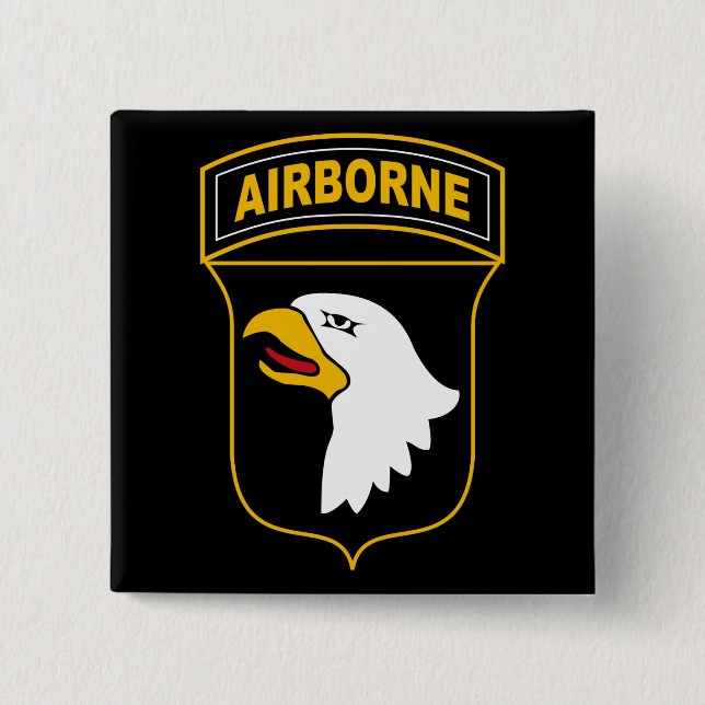 Veteran der 101. Luftlandedivision Button (Vorderseite)