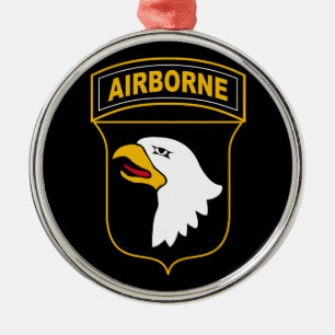 Veteran der 101. Luftlandedivision Ornament Aus Metall