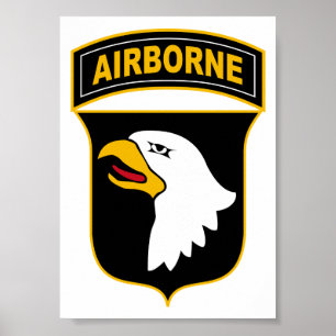 Veteran der 101. Luftlandedivision Poster