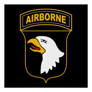 Veteran der 101. Luftlandedivision Poster