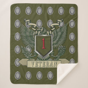 Veteran der 1. Infanteriedivision Sherpadecke