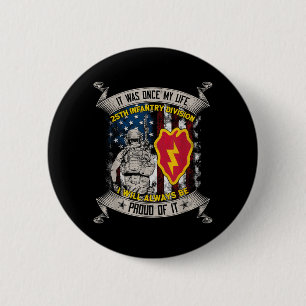 Veteran der 25. Infanteriedivision Schofield Barra Button