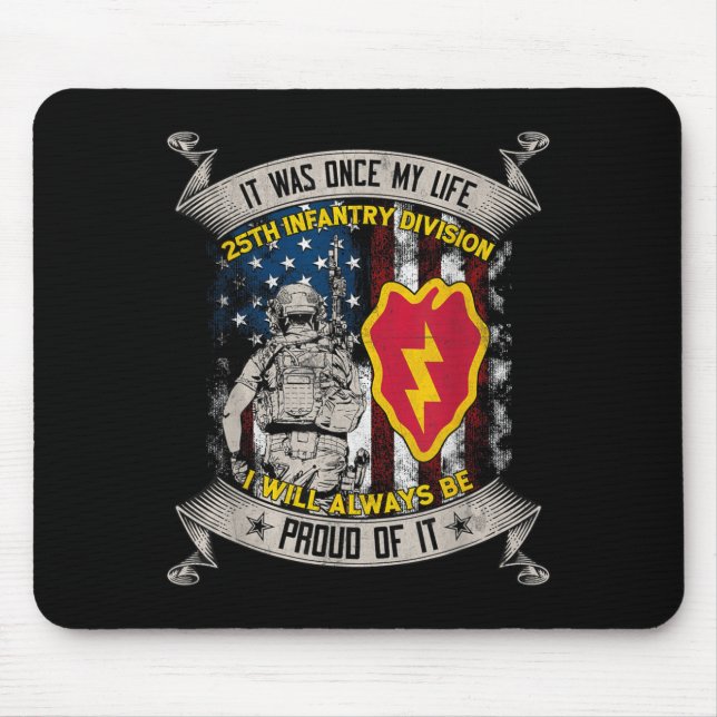 Veteran der 25. Infanteriedivision Schofield Barra Mousepad (Vorne)