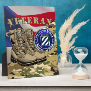 Veteran der 3. Infanteriedivision Fotoplatte