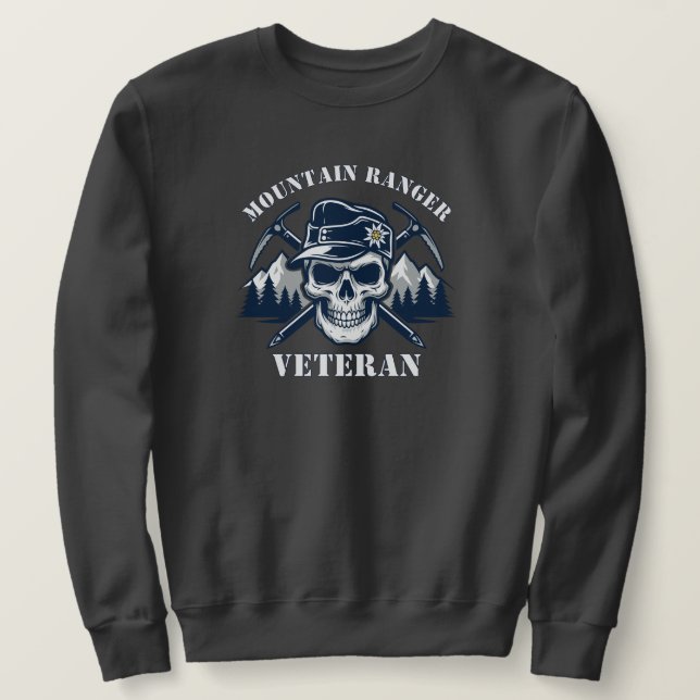 Veteran der Gebirgsjäger Sweatshirt (Design vorne)