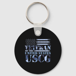 Veteran der Uscg Camouflage America Fla, Staaten Schlüsselanhänger