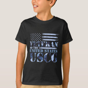 Veteran der Uscg Camouflage America Fla, Staaten T-Shirt