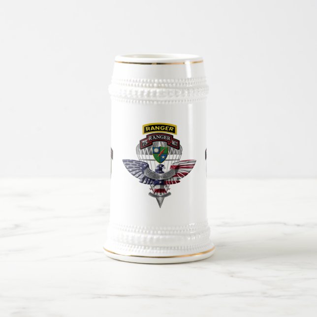 Veteran des 75. Ranger-Regiments  Bierglas (Mittel)