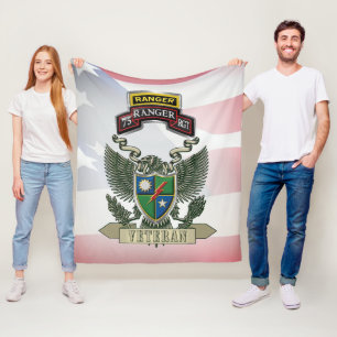 Veteran des 75. Ranger-Regiments Fleecedecke