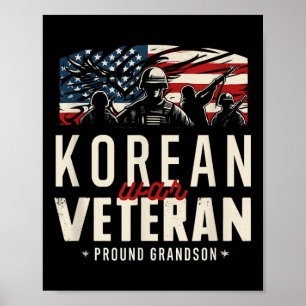 Veteran des Koreakrieges, Proud Grandson Pride Ser Poster