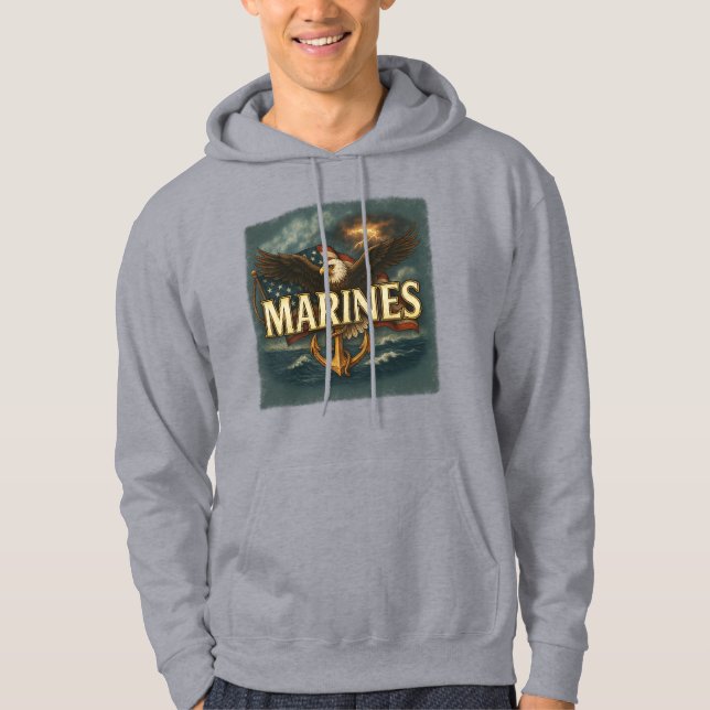 Veteran des Marine Corps Hoodie (Vorderseite)