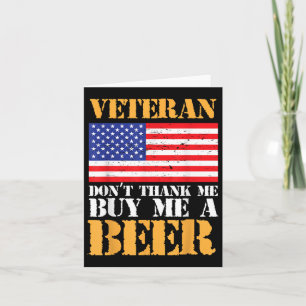 Veteran Dont Vielen Dank kaufen Me Beer Memorial V Karte