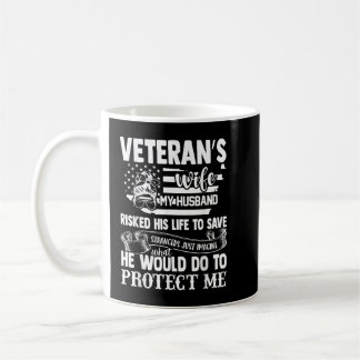Veteran Ehefrau Army Husband Soldier Sprichwort Co Kaffeetasse
