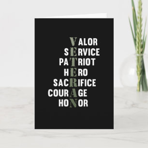 Veteran Fakten Happy Veterans Day Support Grafik Karte