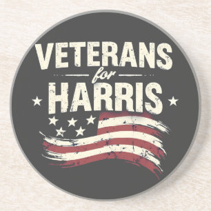 Veteran für die Wahl der Harris Kamala Harris Army Getränkeuntersetzer