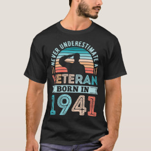 Veteran geboren 1941 80. Geburtstagsgeschenk T-Shirt